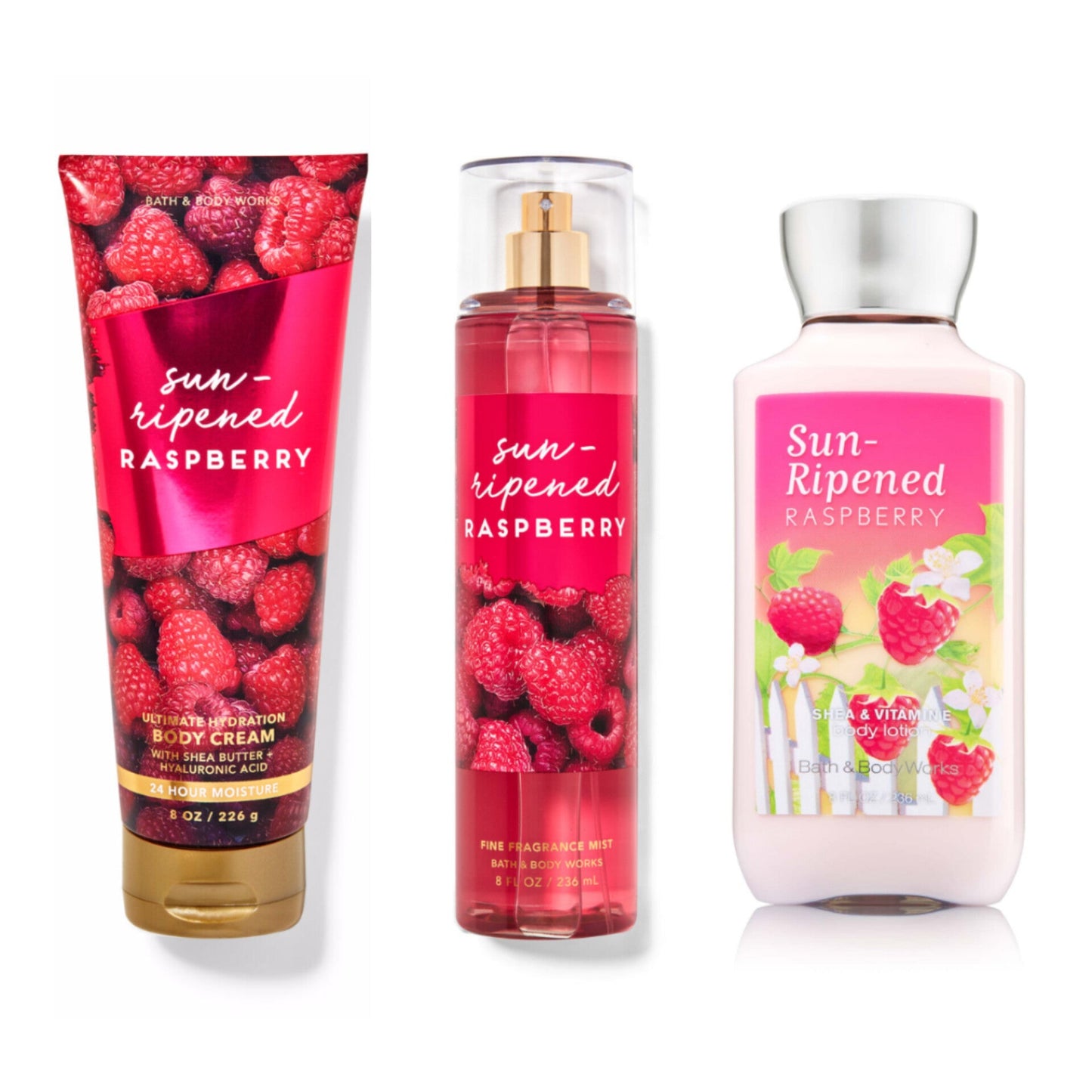 BATH & BODY WORKS - Sun-Ripened Raspberry - Fine Fragrance Mist 236ml