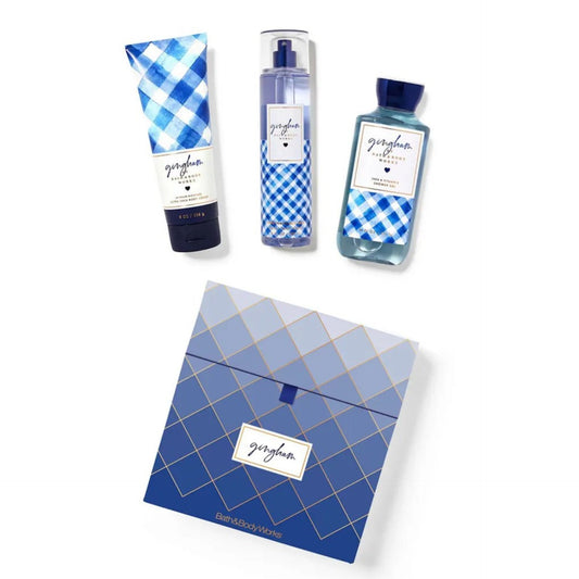 BATH & BODY WORKS - GINGHAM Gift Box Set ( 3pcs )