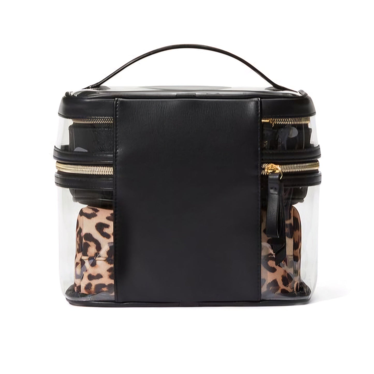 VICTORIA'S SECRET - Luxe Leopard Brown 4 in 1 Makeup Bag
